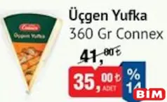 CONNEX ÜÇGEN YUFKA 360 GR indirimli fiyat CONNEX ÜÇGEN YUFKA 360 GR fiyat ve kampanya bilgisi